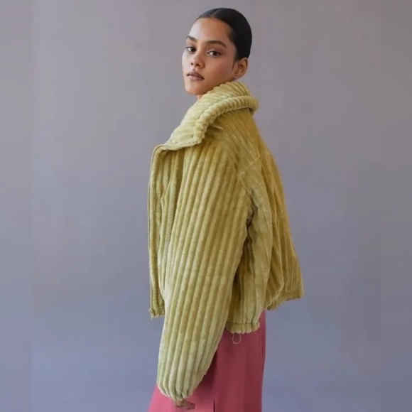 Urban Outfitters BDG Isla Funnel Neck Corduroy Jacket Medium - Picture 3 of 7